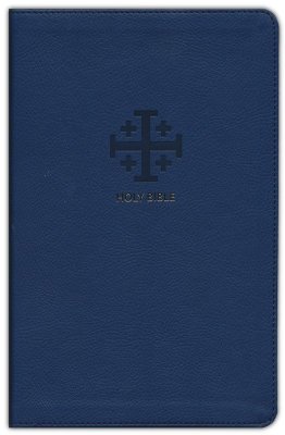 NKJV Personal Size Large Print Reference Bible L/S Dark Blue - Thomas Nelson
